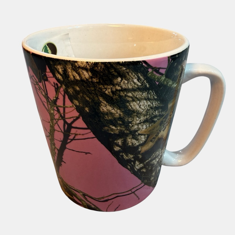 Mossy Oak Pink Camo Mug 14oz